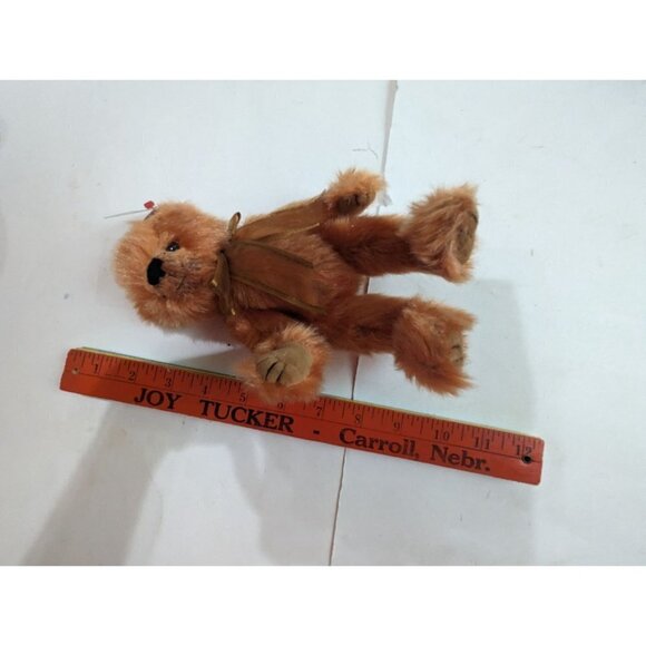 TY Attic Treasures ~ "CLAY" the Jointed Bear 1993 Collectible Bear Retired - Picture 9 of 12